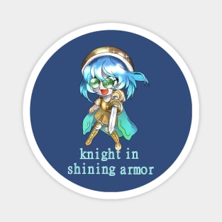 dnd paladin knight girl Magnet